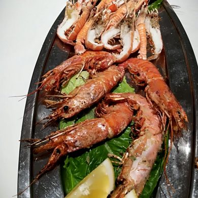 Gamberoni E Scampi Grigliati Ristorante Chalet Lido Nordest Ristorante Di Pesce Pizzeria Spiaggia Mare Grottammare San Benedetto Del Tronto Ascoli Piceno Marche 1