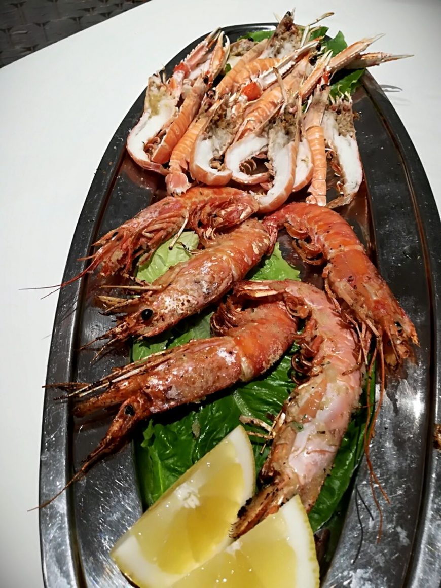 Gamberoni E Scampi Grigliati Ristorante Chalet Lido Nordest Ristorante Di Pesce Pizzeria Spiaggia Mare Grottammare San Benedetto Del Tronto Ascoli Piceno Marche 1