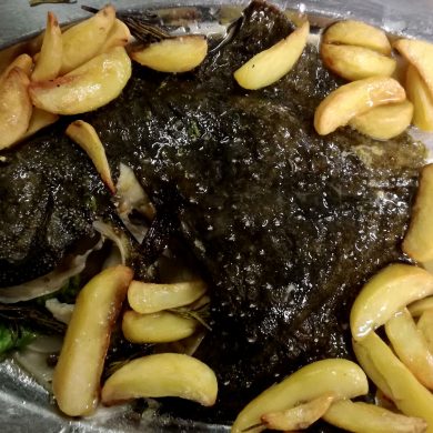 Rombo Con Patate Ristorante Chalet Lido Nordest Ristorante Di Pesce Pizzeria Spiaggia Mare Grottammare San Benedetto Del Tronto Ascoli Piceno Marche