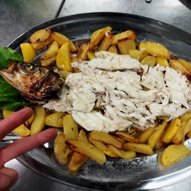 Rombo Pulito E Pronto Per Essere Mangiato Ristorante Chalet Lido Nordest Ristorante Di Pesce Pizzeria Spiaggia Mare Grottammare San Benedetto Del Tronto Ascoli Piceno Marche 1