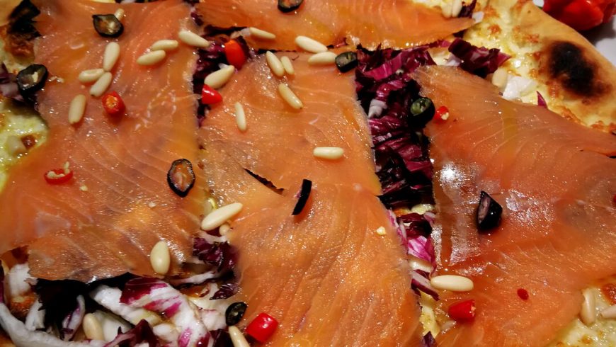 Salmone Radicchio E Pinoli Ristorante Chalet Lido Nordest Ristorante Di Pesce Pizzeria Spiaggia Mare Grottammare San Benedetto Del Tronto Ascoli Piceno Marche
