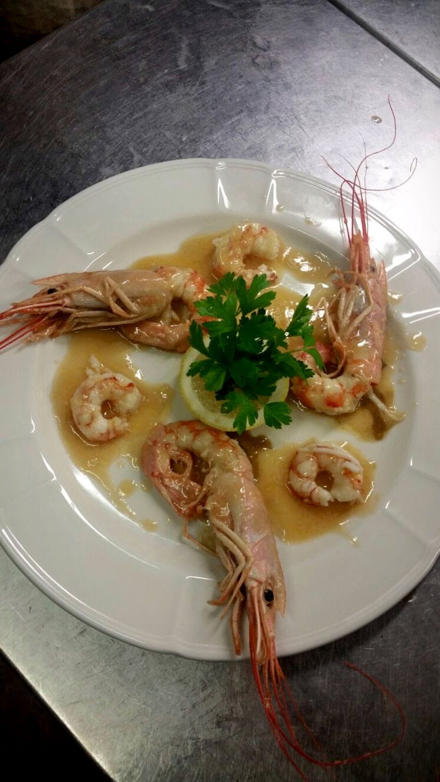 Scampi Alla Crema Di Limone Ristorante Chalet Lido Nordest Ristorante Di Pesce Pizzeria Spiaggia Mare Grottammare San Benedetto Del Tronto Ascoli Piceno Marche 2