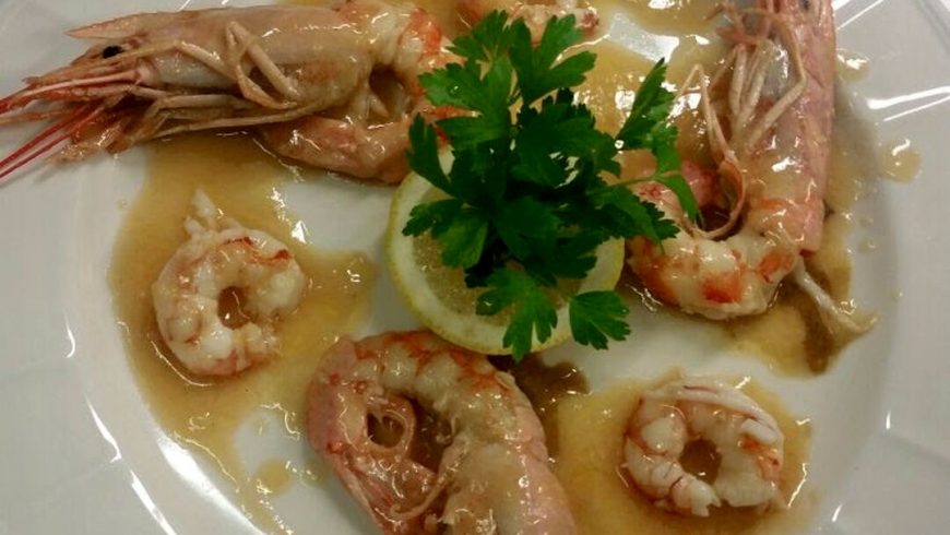Scampi Alla Crema Di Limone Ristorante Chalet Lido Nordest Ristorante Di Pesce Pizzeria Spiaggia Mare Grottammare San Benedetto Del Tronto Ascoli Piceno Marche 2