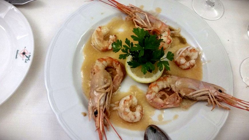 Scampi Alla Crema Di Limone Ristorante Chalet Lido Nordest Ristorante Di Pesce Pizzeria Spiaggia Mare Grottammare San Benedetto Del Tronto Ascoli Piceno Marche 3