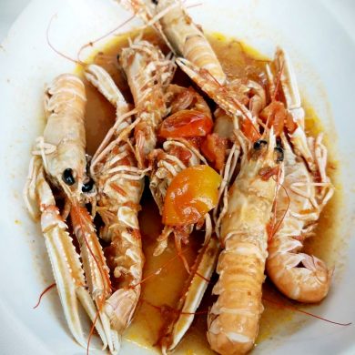 Scampi Allarrabbiata Ristorante Chalet Lido Nordest Ristorante Di Pesce Pizzeria Spiaggia Mare Grottammare San Benedetto Del Tronto Ascoli Piceno Marche 2