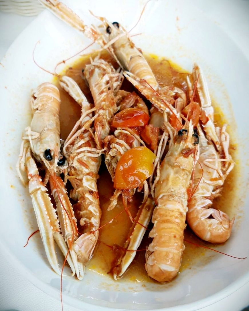 Scampi Allarrabbiata Ristorante Chalet Lido Nordest Ristorante Di Pesce Pizzeria Spiaggia Mare Grottammare San Benedetto Del Tronto Ascoli Piceno Marche 2