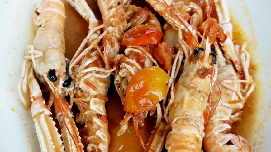 Scampi Allarrabbiata Ristorante Chalet Lido Nordest Ristorante Di Pesce Pizzeria Spiaggia Mare Grottammare San Benedetto Del Tronto Ascoli Piceno Marche 2