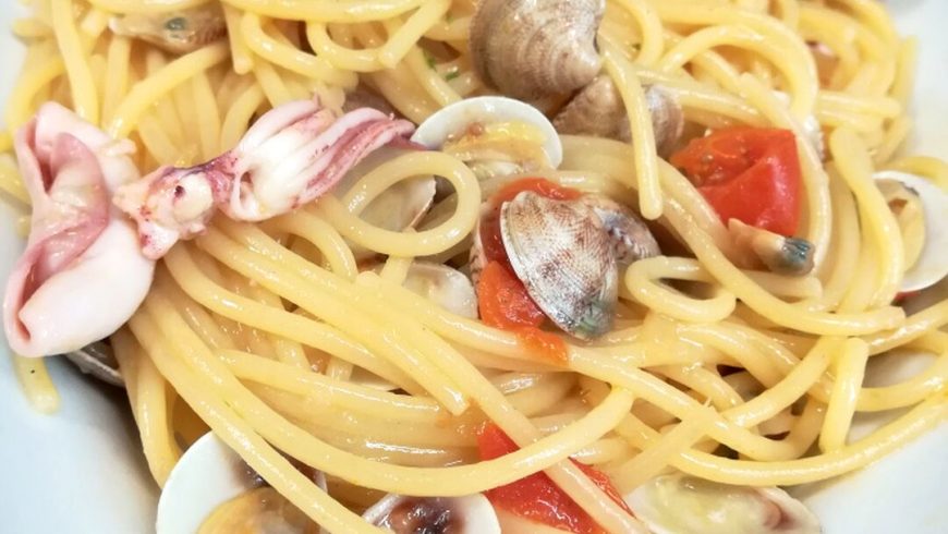 Spaghetto Alla Vongole E Totanelli Ristorante Chalet Lido Nordest Ristorante Di Pesce Pizzeria Spiaggia Mare Grottammare San Benedetto Del Tronto Ascoli Piceno Marche 1