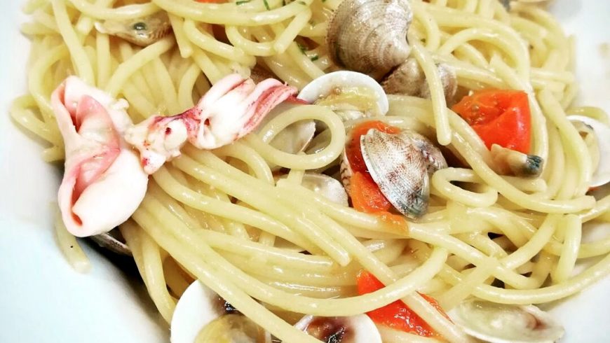 Spaghetto Vongole E Totanelli Ristorante Chalet Lido Nordest Ristorante Di Pesce Pizzeria Spiaggia Mare Grottammare San Benedetto Del Tronto Ascoli Piceno Marche 1