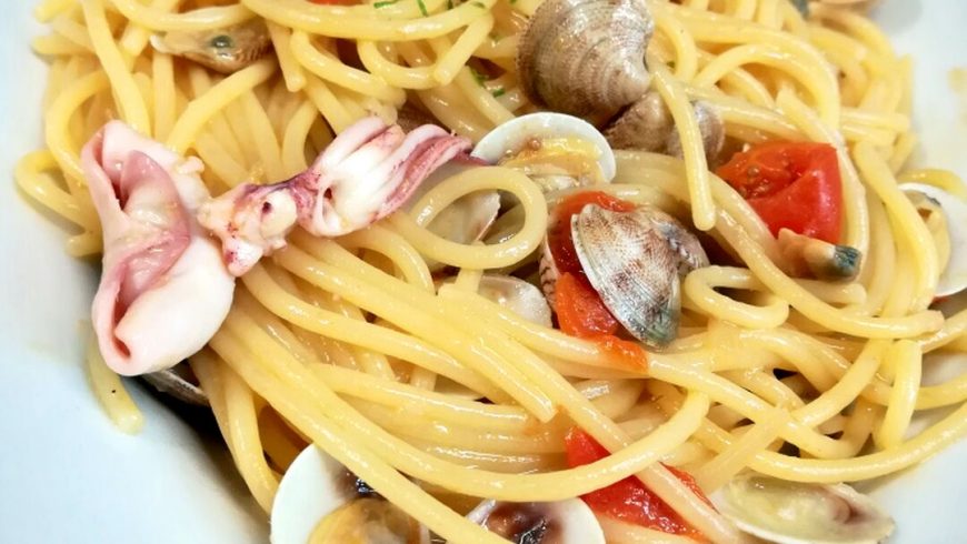 Spaghetto Vongole E Totanelli Ristorante Chalet Lido Nordest Ristorante Di Pesce Pizzeria Spiaggia Mare Grottammare San Benedetto Del Tronto Ascoli Piceno Marche