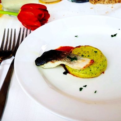 Tortino Di Verdure Con Spigola Ristorante Chalet Lido Nordest Ristorante Di Pesce Pizzeria Spiaggia Mare Grottammare San Benedetto Del Tronto Ascoli Piceno Marche 1